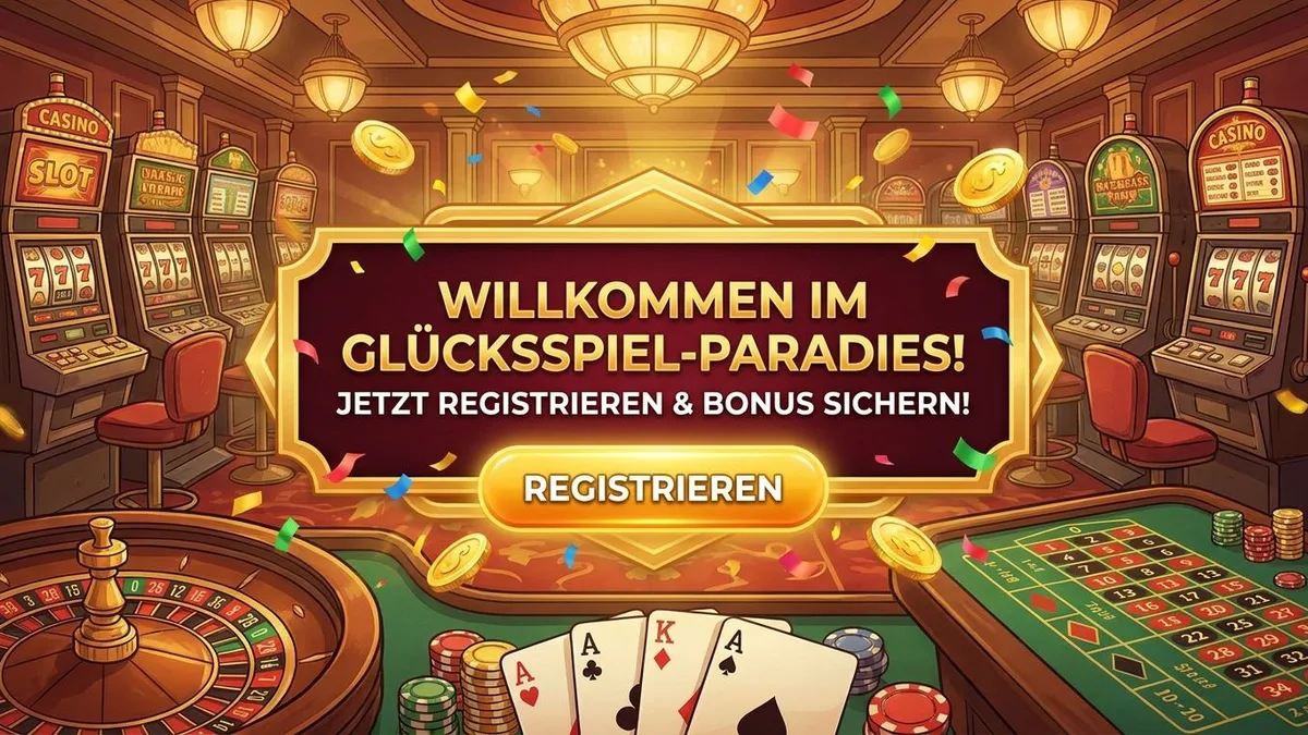 Registrierung mit Bonus